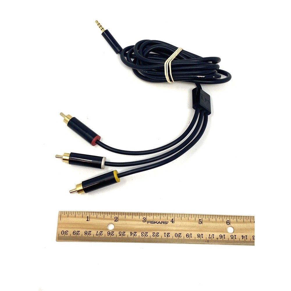 Microsoft Xbox 360 E Composite AV Cable RCA X864963-002‎ 4Z